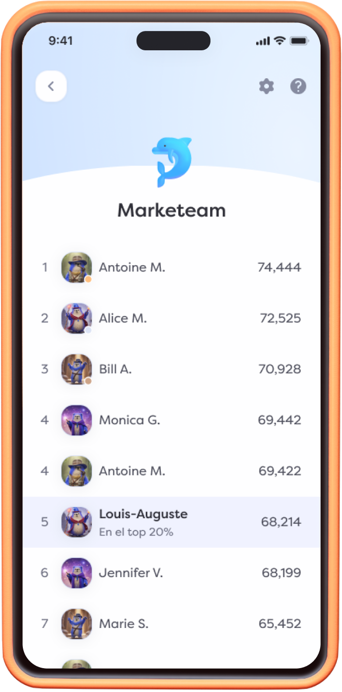 Competition screen